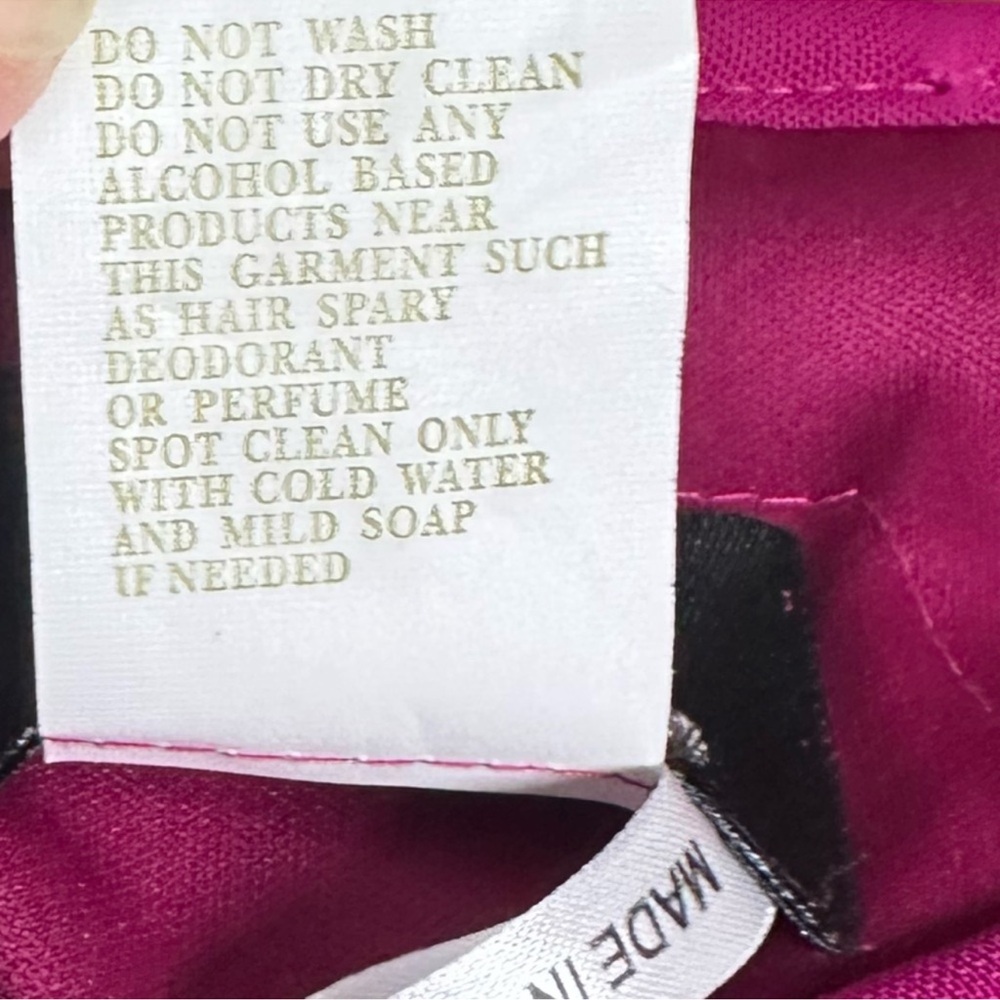 NWT Elegant Magenta Maxi Formal Evening Party Dress Gown - Picture 16 of 16